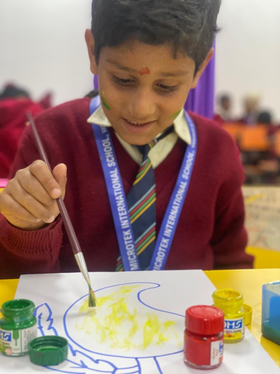 Art & Craft at Microtek International School